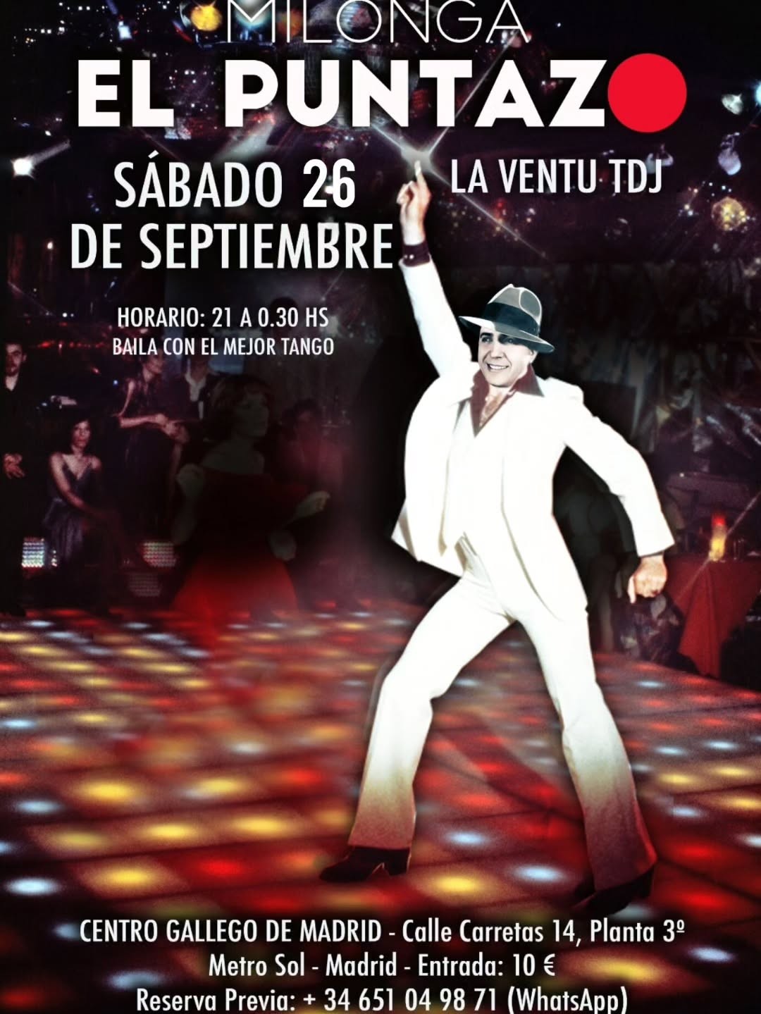 Milonga El Puntazo poster