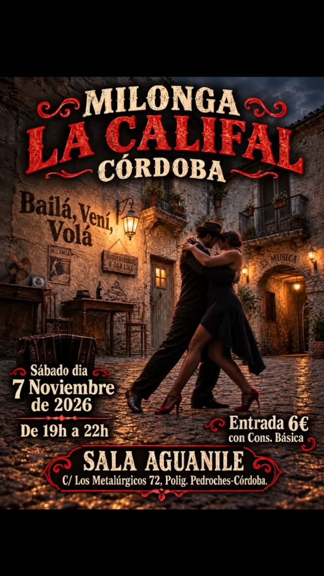 Milonga La Califal poster