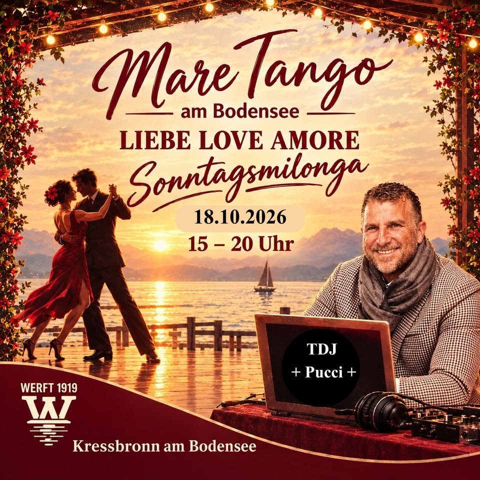Mare Tango Sonntagsmilonga poster