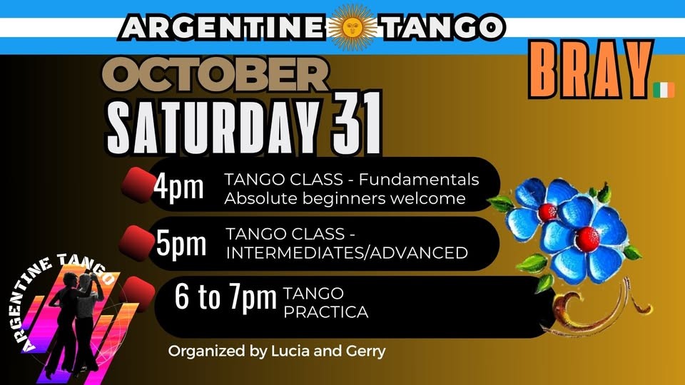 Argentine Tango in Bray — Classes + Práctica poster