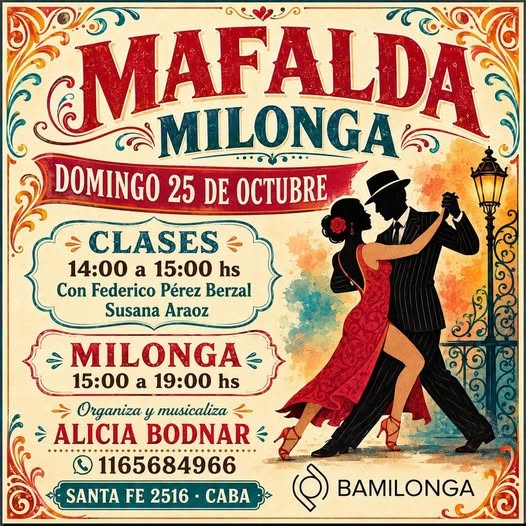 MaFalda Milonga poster
