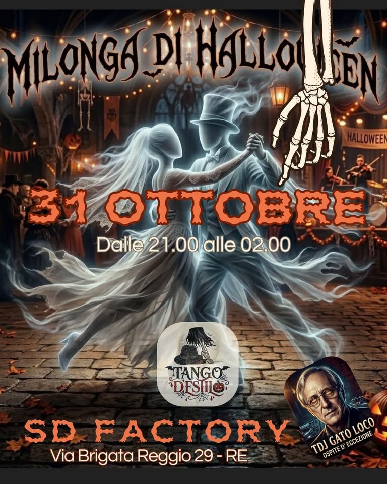 Halloween Tango Night poster
