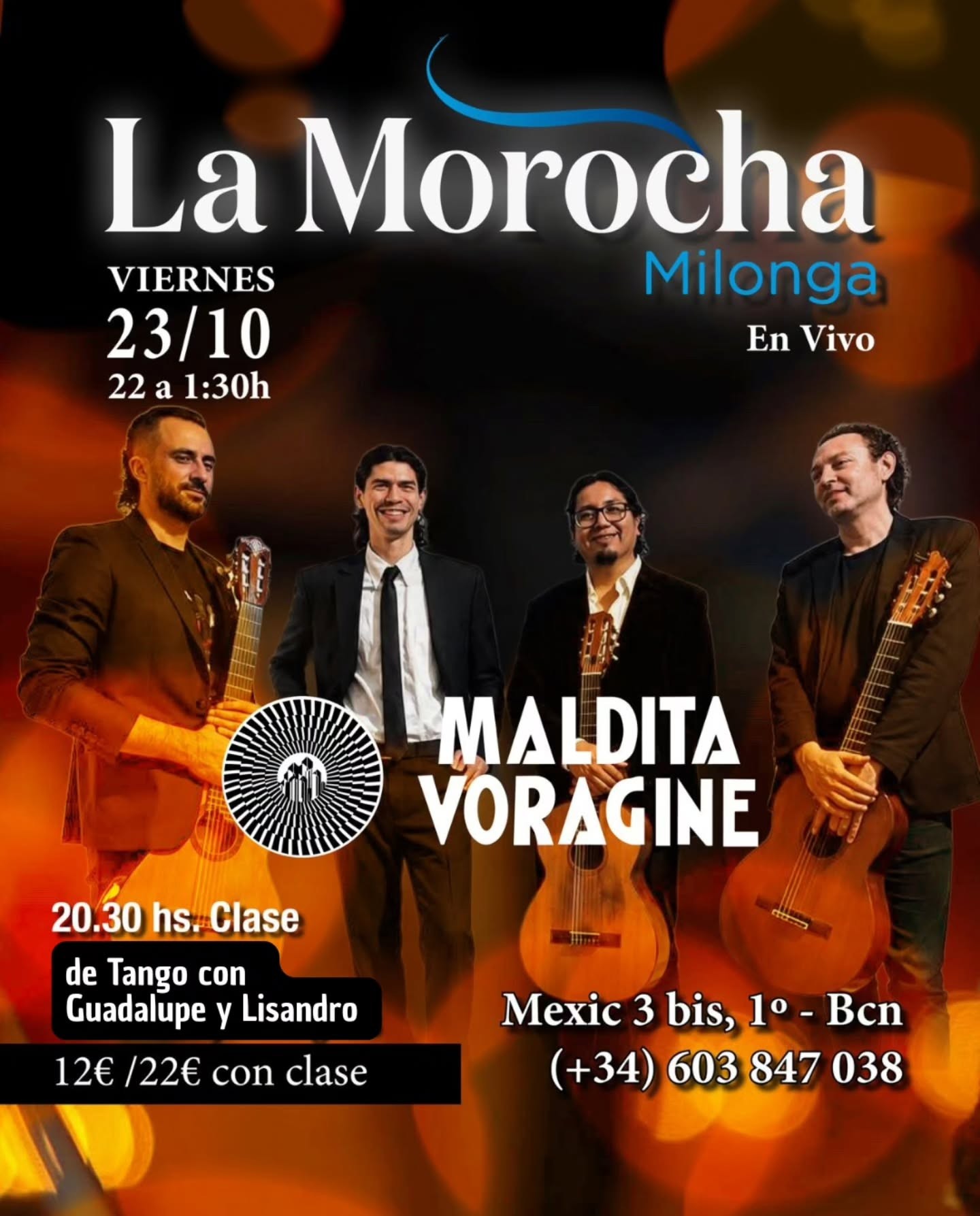 La Morocha Milonga — Maldita Vorágine en vivo poster