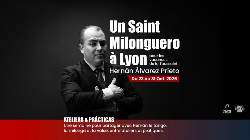 Un Saint Milonguero à Lyon — Hernán Álvarez Prieto poster