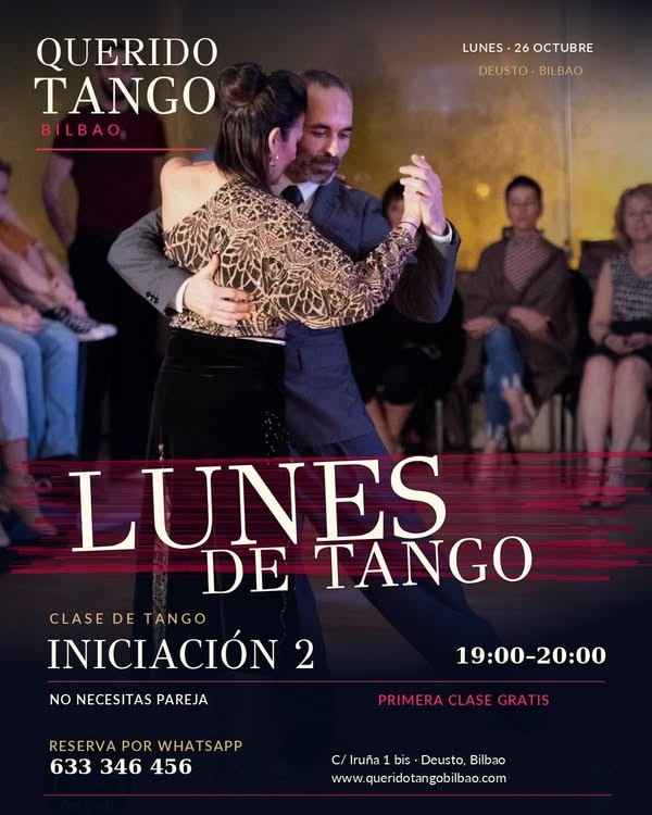 Lunes de Tango — Iniciación 2 (Querido Tango Bilbao) poster