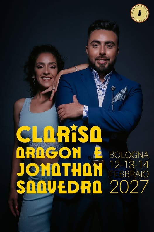 Clarisa Aragón e Jonathan Saavedra — Bologna poster