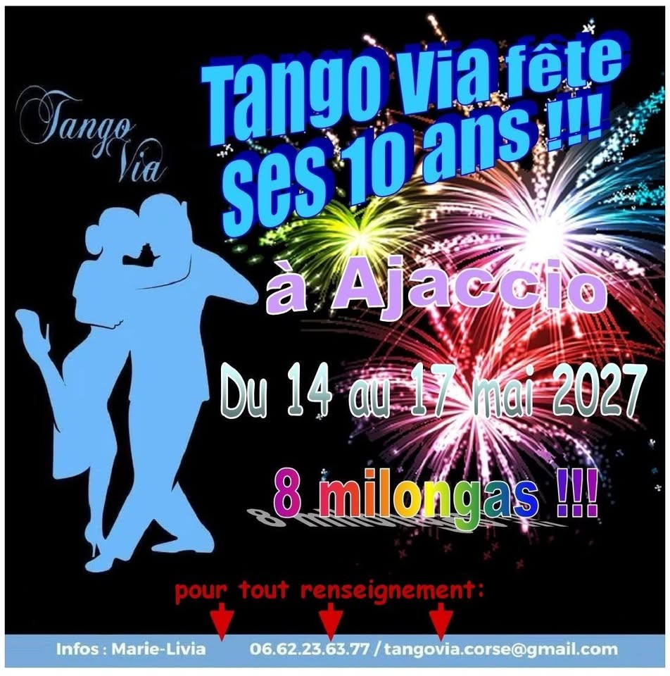 TANGO VIA 10 ANS! poster