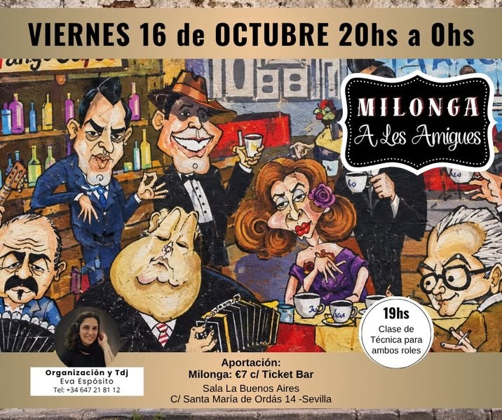 Milonga A Les Amigues poster