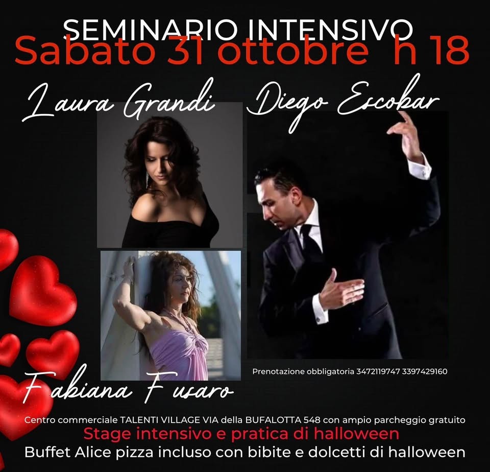 Seminario Intensivo di Tango Salon con Diego Escobar poster