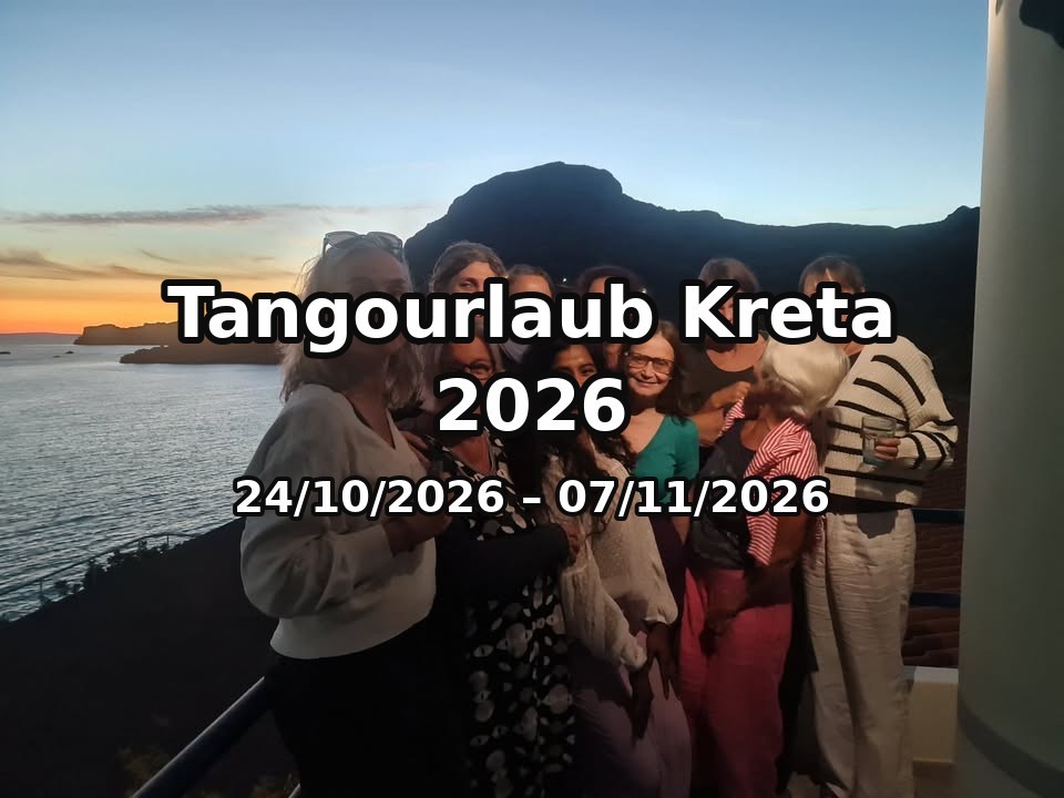 Tangourlaub Kreta 2026 poster