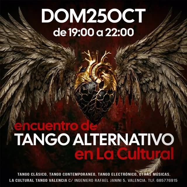 Encuentro de Tango Alternativo en La Cultural poster