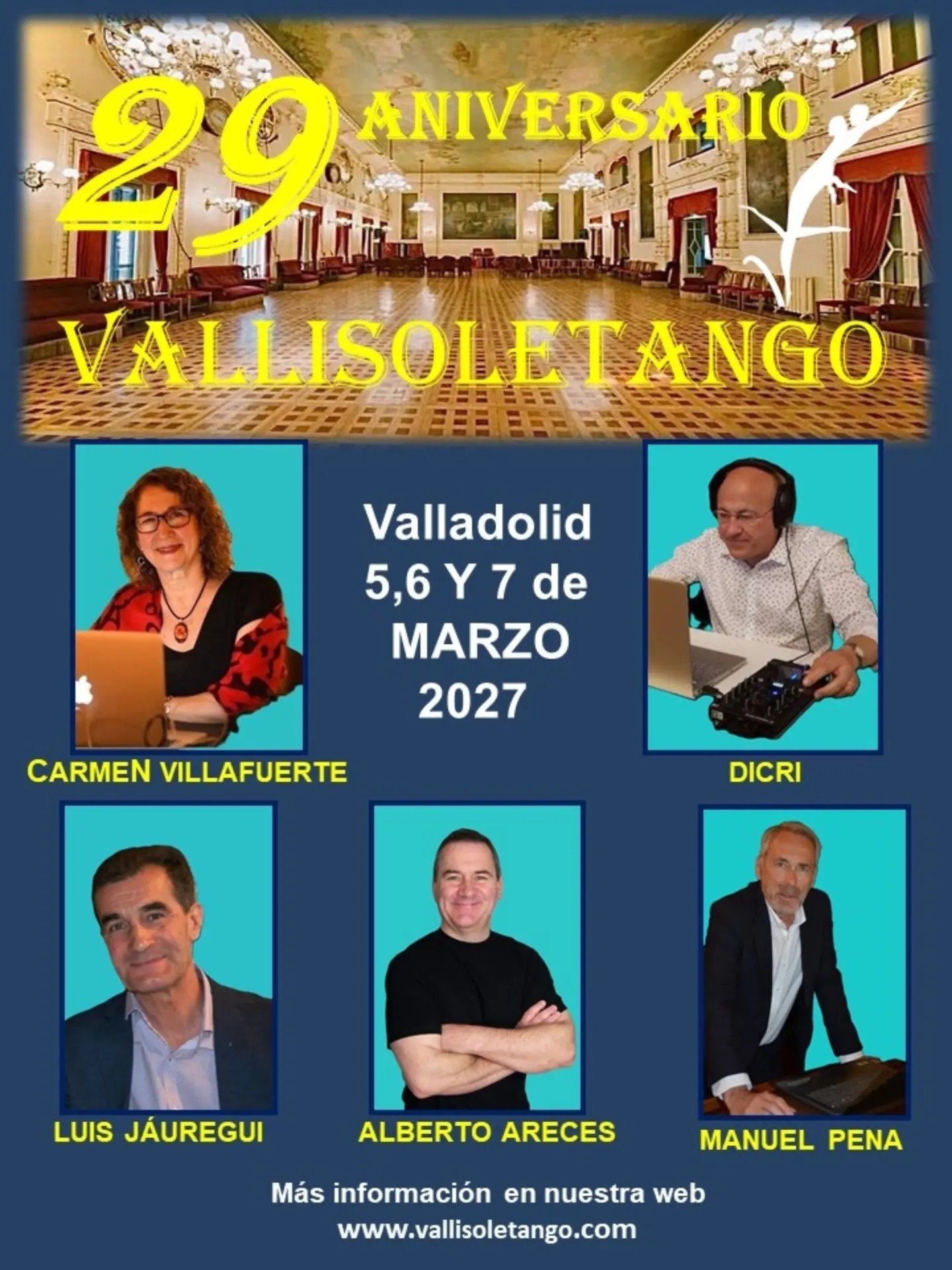 XXIX Aniversario de Vallisoletango poster