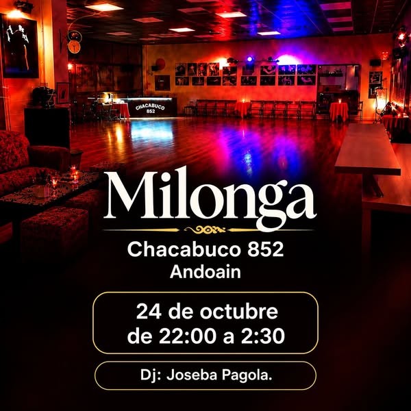 Milonga Chacabuco 852 (Andoain) poster