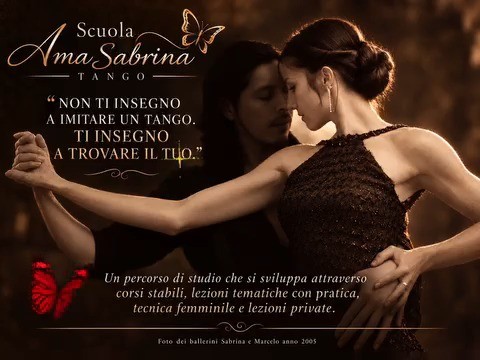 Lezione a tema di milonga + pratica — AmaSabrinaTango poster