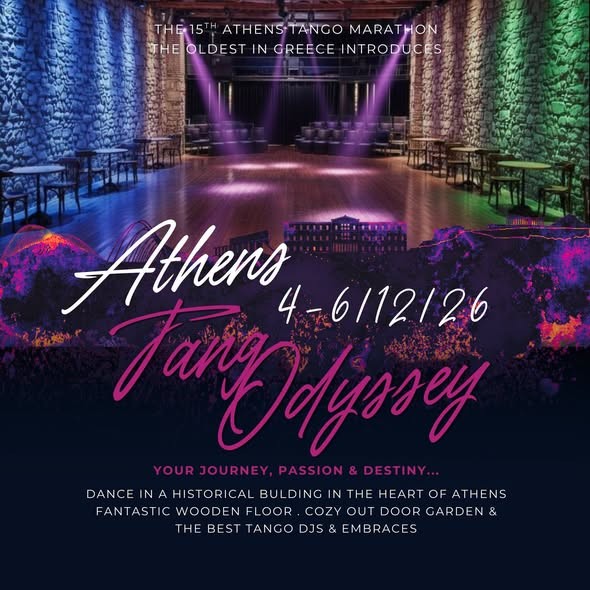Athens Tango Odyssey 2026 poster