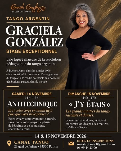 Graciela González — Stage exceptionnel poster