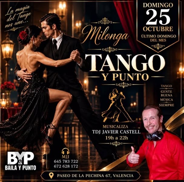 Milonga Tango y Punto poster