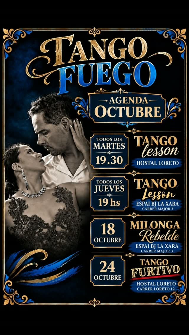 Tango Lesson — Espai BJ La Xara (jueves) poster