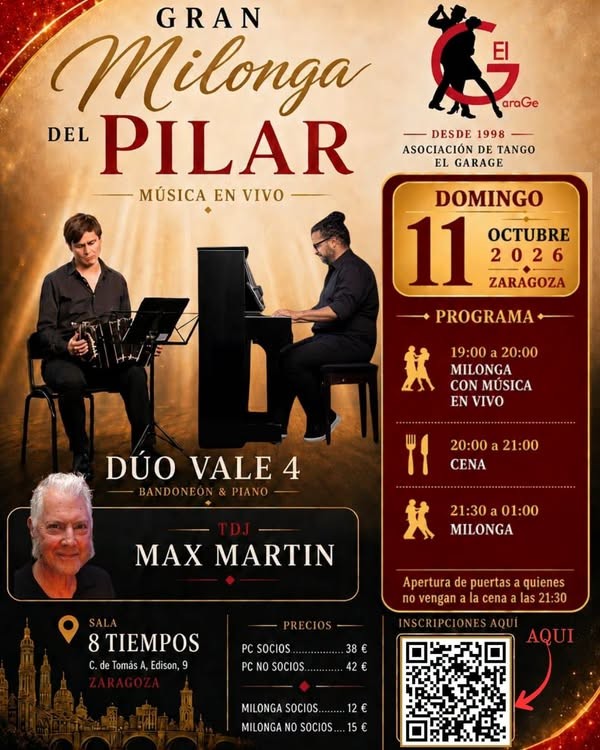 Gran Milonga del Pilar poster