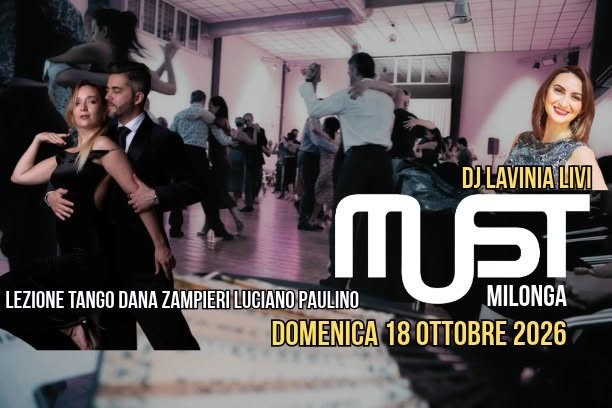MUST Milonga poster