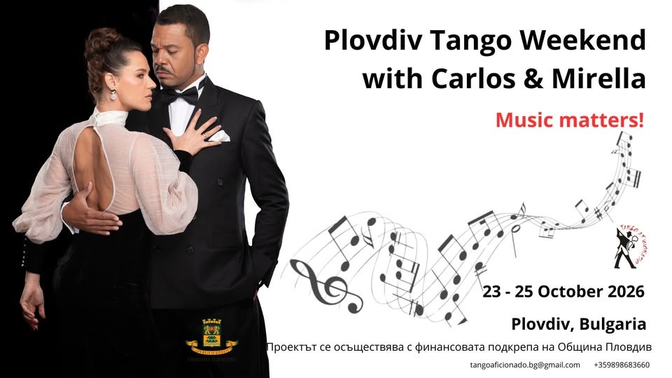 Plovdiv Tango Weekend with Carlos & Mirella poster