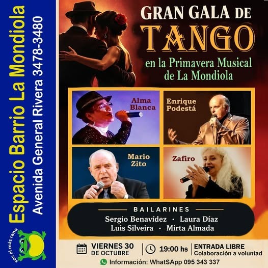 Gran Gala de Tango — Primavera Musical de La Mondiola poster