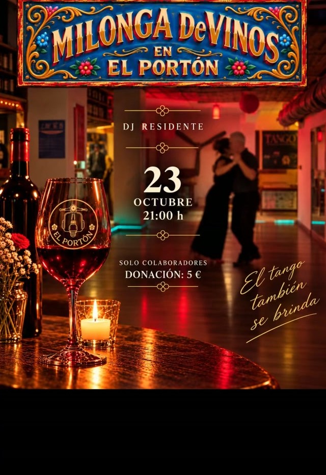 Milonga DeVinos en El Portón poster