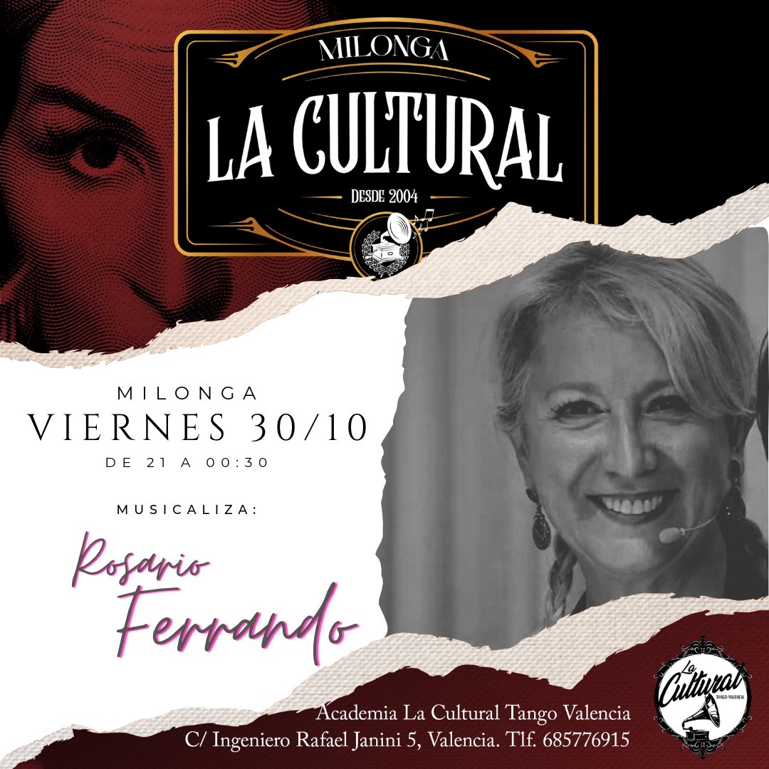 Milonga La Cultural poster