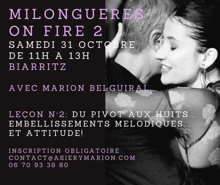 Milongueres on Fire 2 — Leçon n°2 avec Marion Belguiral poster