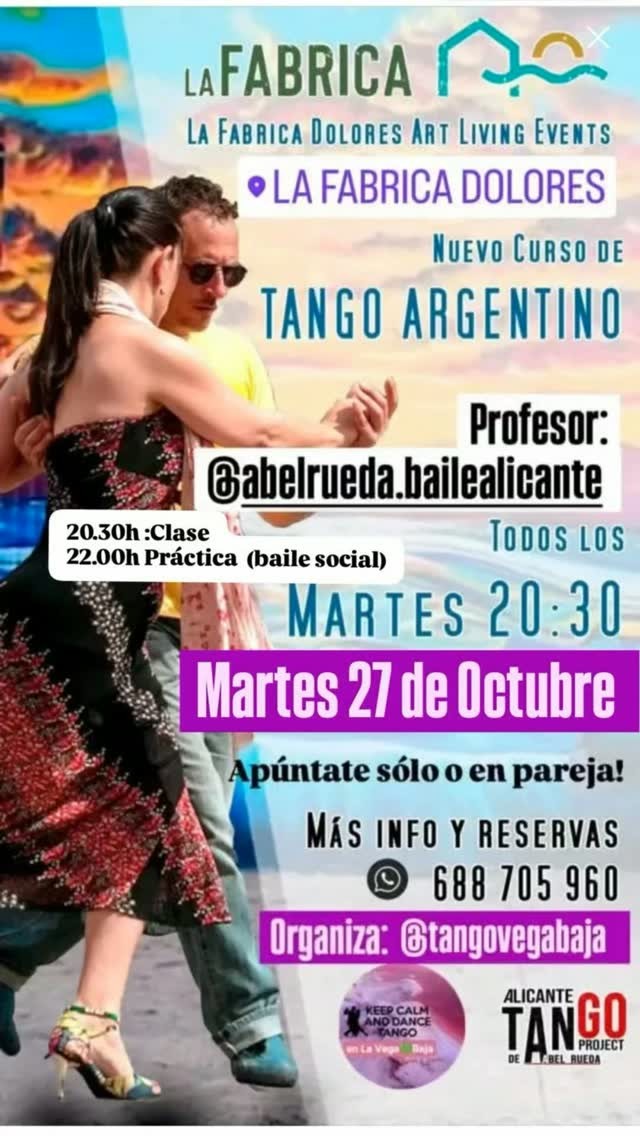 Práctica pequeña — Tango Vega Baja poster