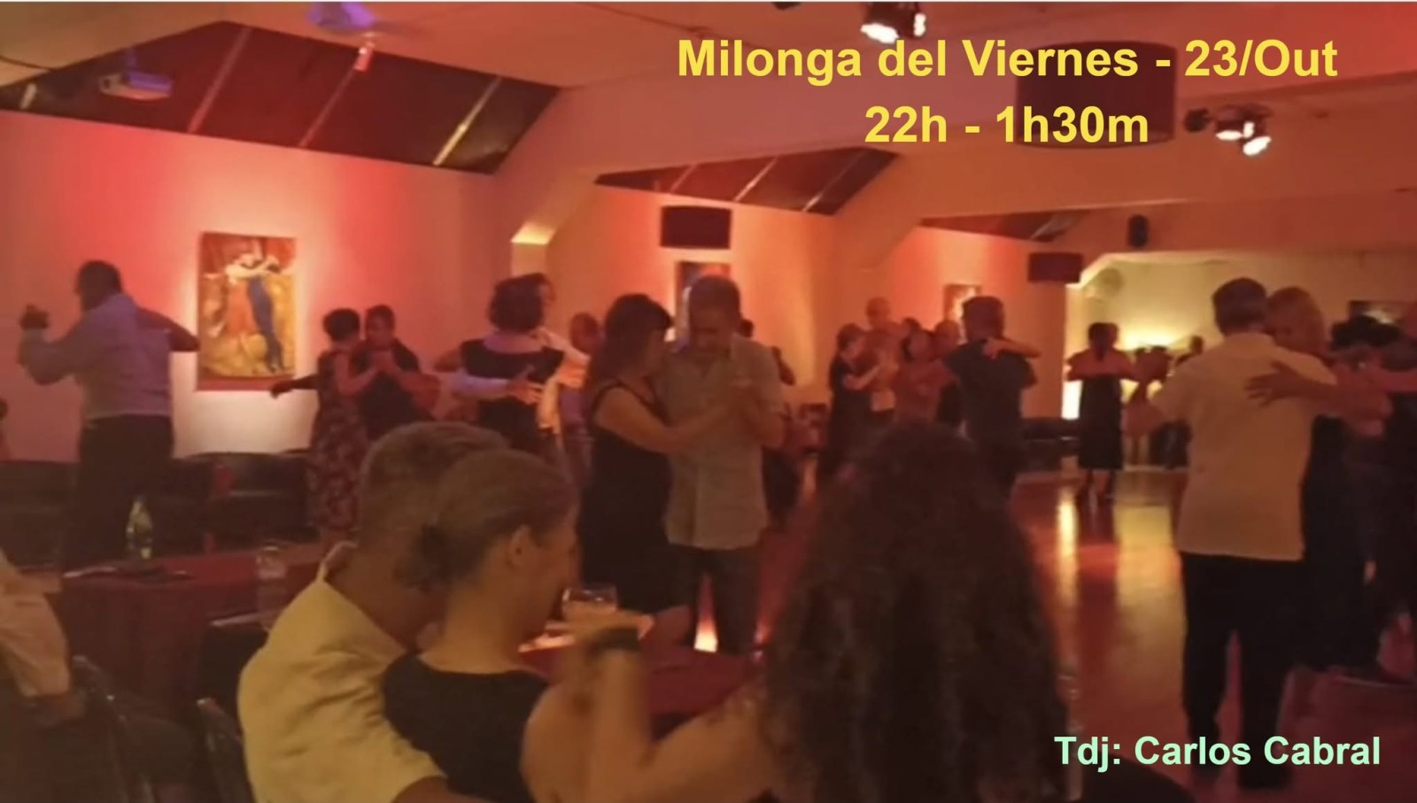 Milonga del Viernes — TDJ Carlos Cabral poster