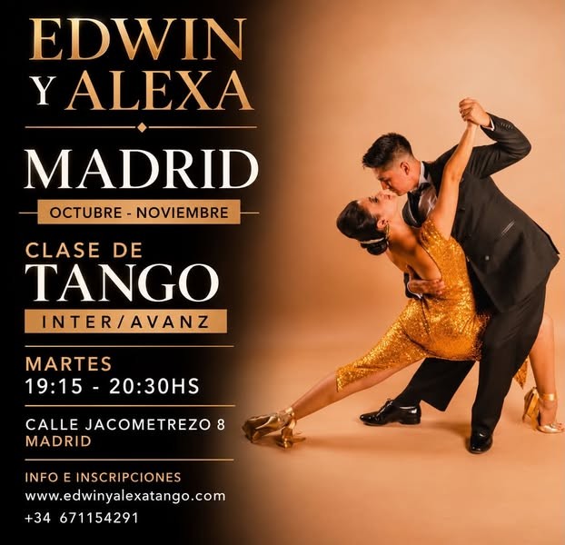 Clase de Tango Inter/Avanz — Edwin y Alexa poster