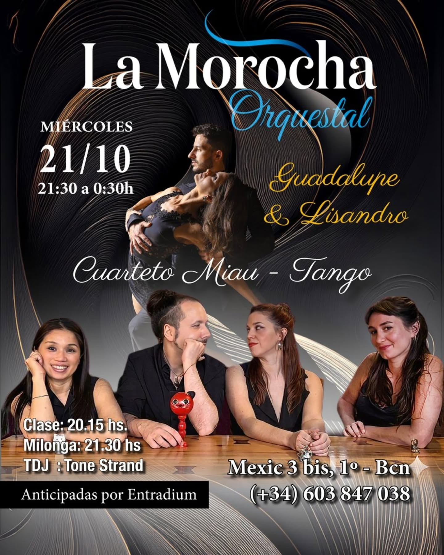 La Morocha Orquestal — Miércoles 21 de octubre poster
