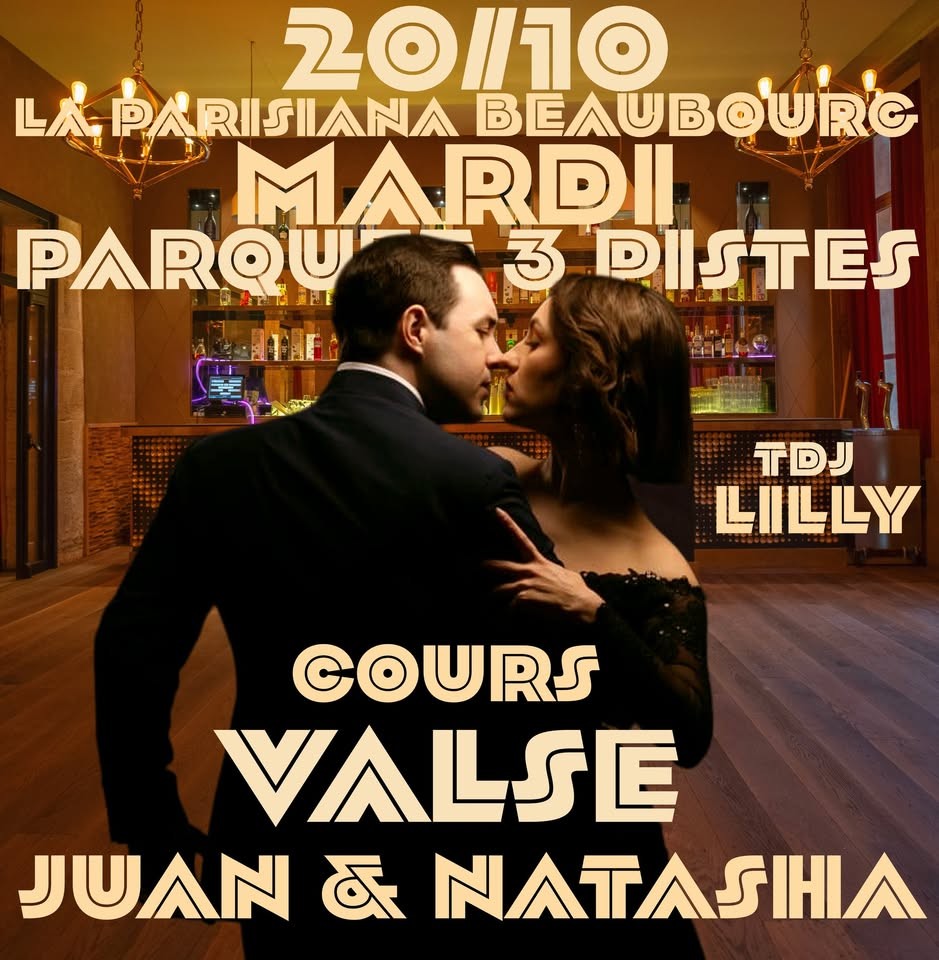 Mardi Tango à La Parisiana Beaubourg poster