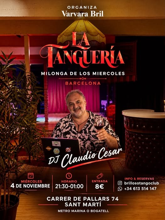 La Tanguería — Milonga de los Miércoles poster