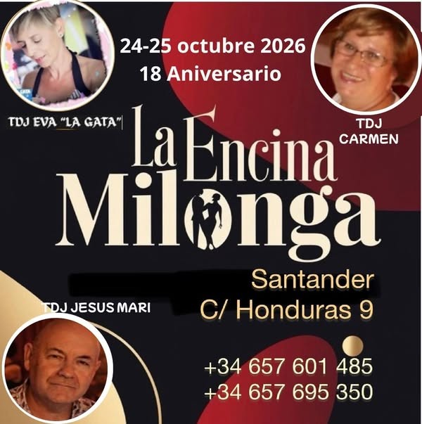 18 Aniversario Milonga La Encina poster