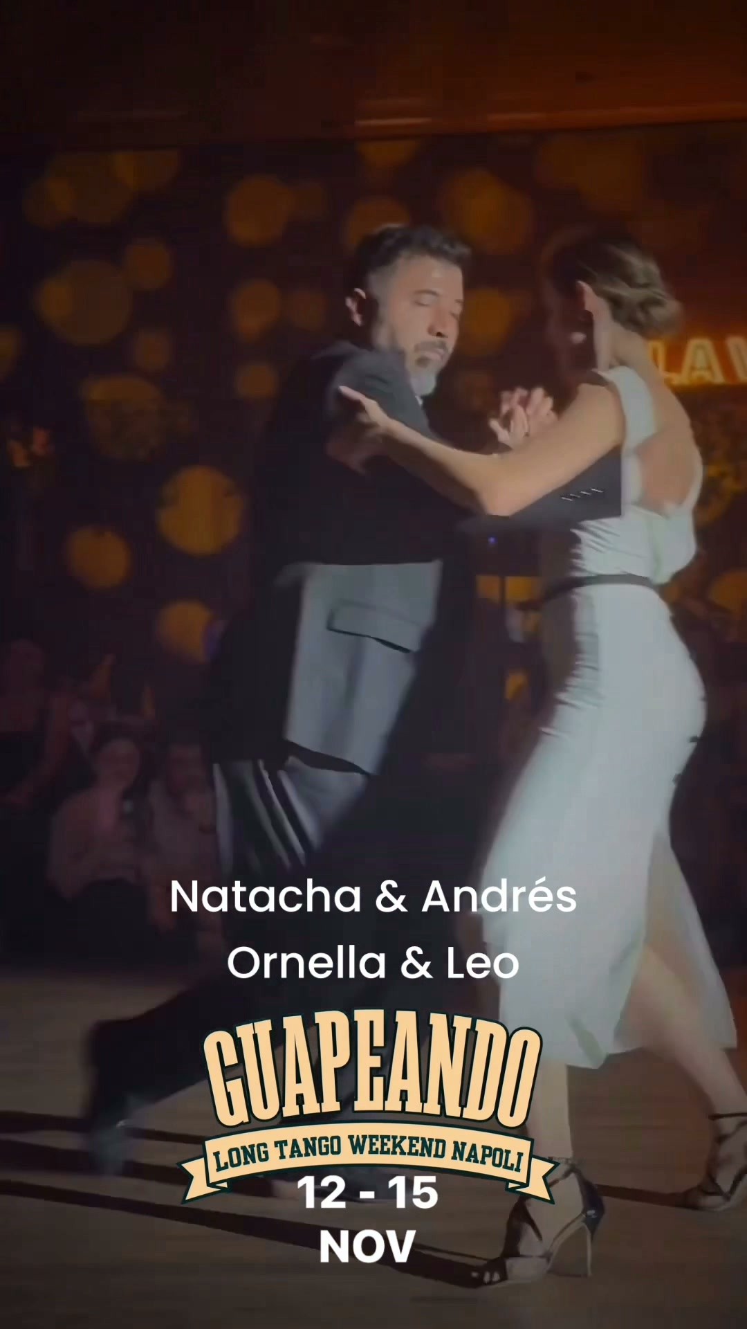 Guapeando — Long Tango Weekend Napoli poster
