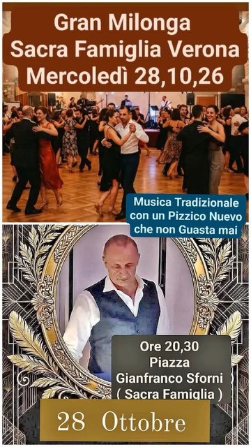 Gran Milonga Sacra Famiglia Verona poster