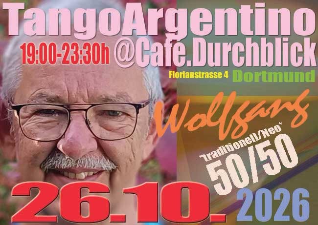 TangoArgentino — Café Durchblick (Wolfgangs 50/50) poster