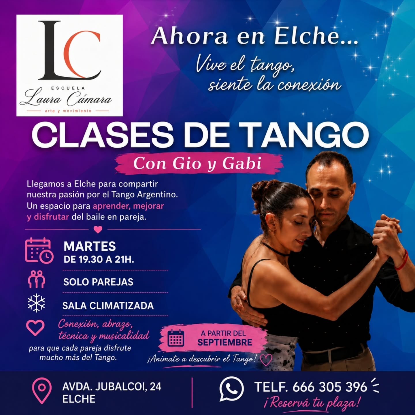Clases de Tango en Elche — Gio y Gabi poster