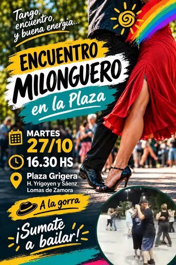 Encuentro Milonguero en la Plaza poster