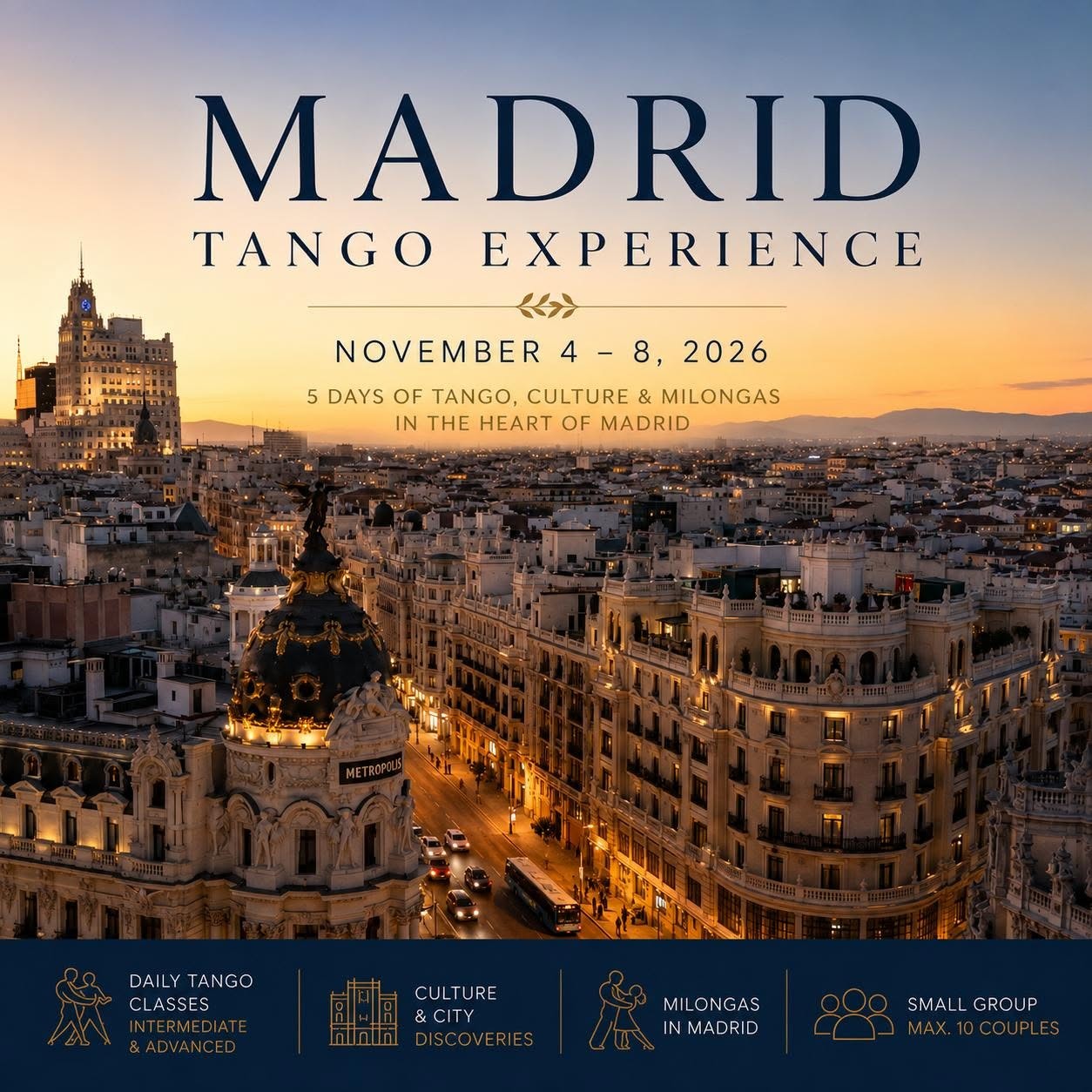 Madrid Tango Experience poster