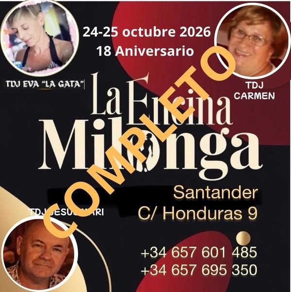 18 Aniversario Milonga La Encina poster