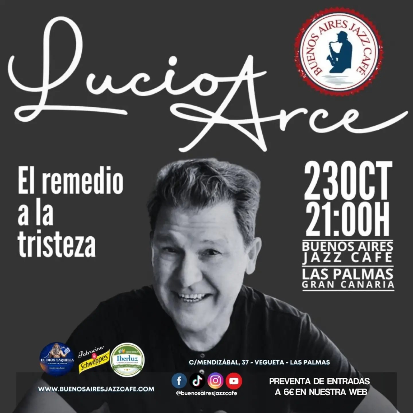 Lucio Arce en Buenos Aires Jazz Café poster
