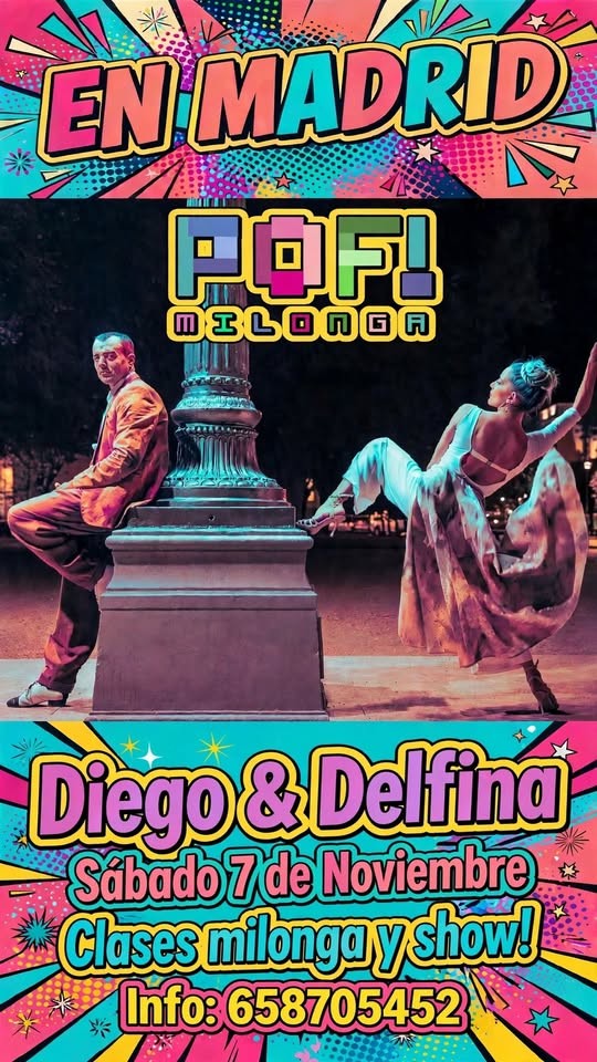 Milonga POF — Delfi Pisanni & Diego Valero poster
