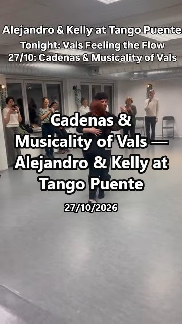 Circular Variaciones — Alejandro & Kelly at Tango Puente poster