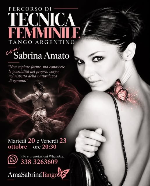 Tecnica Femminile nel Tango Argentino con Sabrina Amato poster
