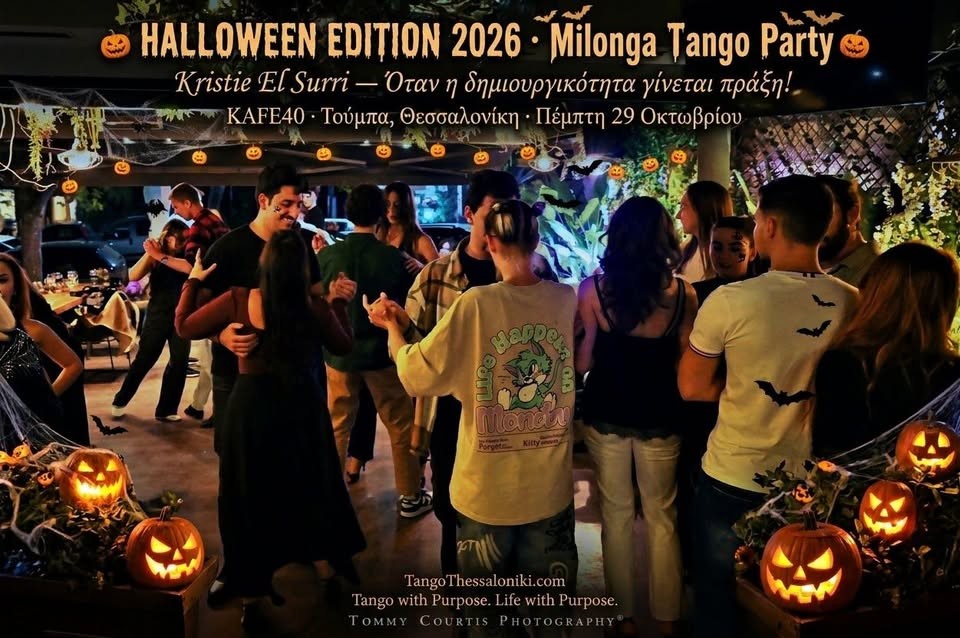Milonga Tango Party – Halloween Edition poster