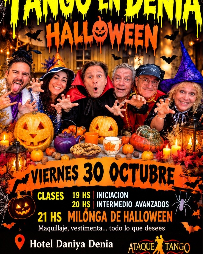 Milonga de Halloween — Tango en Denia poster