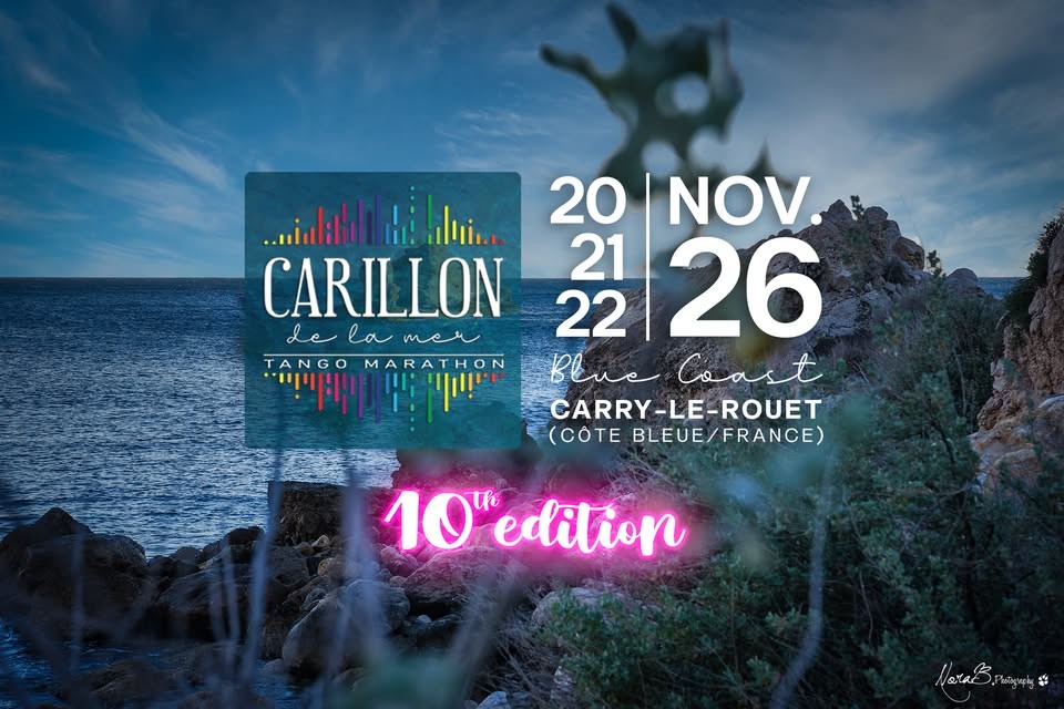 Carillon de la Mer Tango Marathon — 10th edition poster